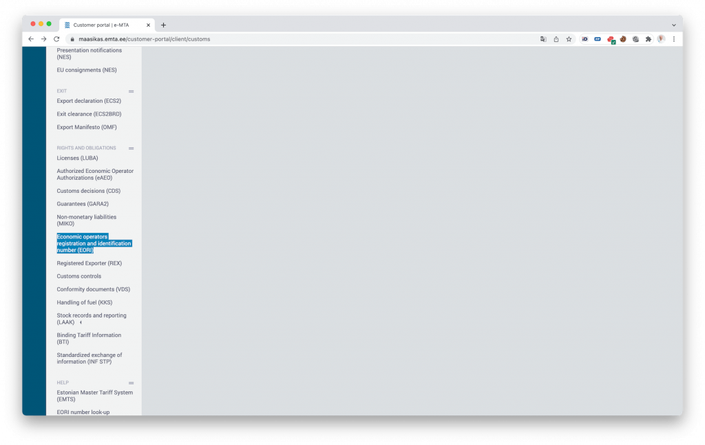 How To Get An EORI Number Companio   Screenshot 2022 02 16 At 10.40.32 1024x646 1 