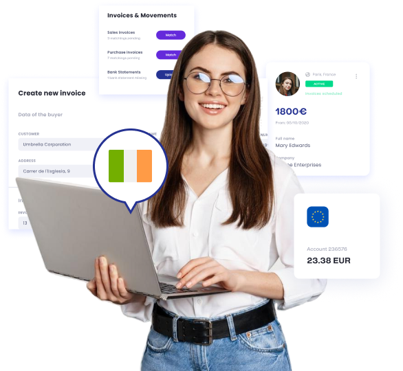 Person using a laptop